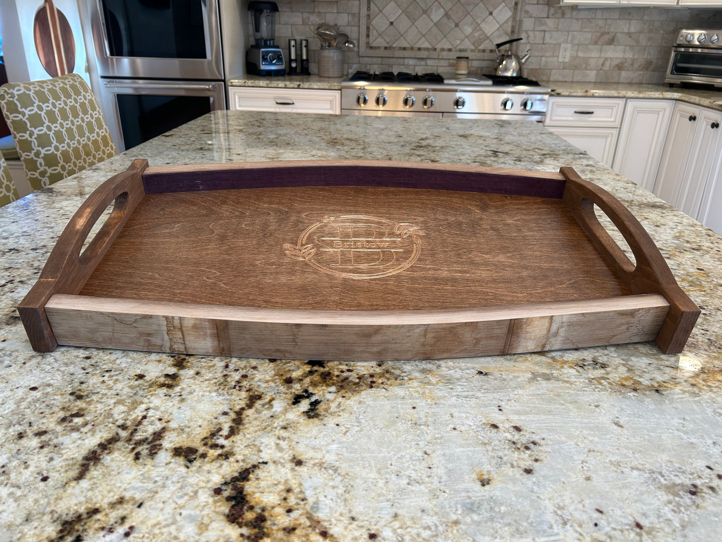 Wine Stave Serving Tray