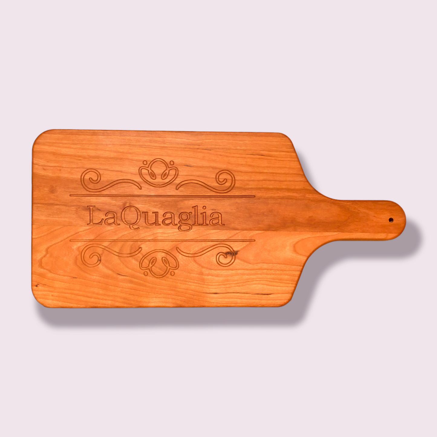 Large Personalized Cheeseboard - Ornate Horizontal